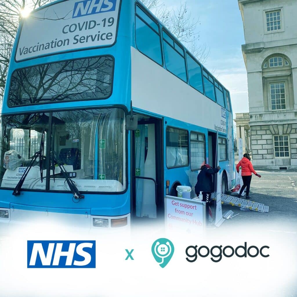 NHS/Gogodoc Vaccination Bus